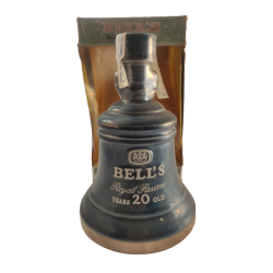 bell's 20 years royal reserve blue decanter