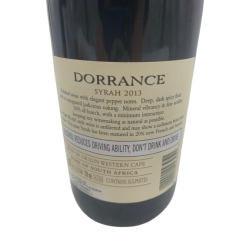 Comprar dorrance wines syrah 2013