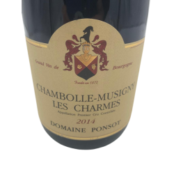 buy wine domaine ponsot chambolle musigny 1 er cru les charmes 2014