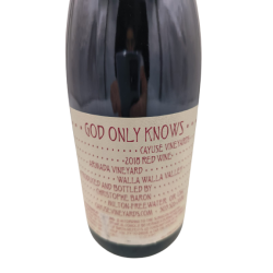 Buy wine cayuse god only knows grenache 2018