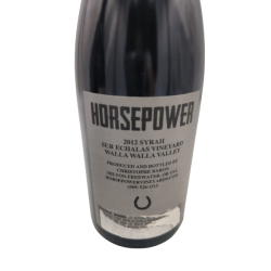 Acheter du vin horsepower sur echalas syrah 2012