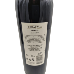 Acheter du vin tarapaca carmenere reserva 2020