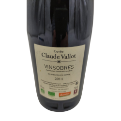 Buy wine vallot cuvee claude 2014
