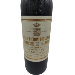 comprar vino chateau pichon longueville comtesse de lalande 1983