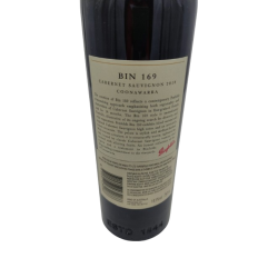 acheter du vin en ligne penfolds bin 169 cabernet sauvignon 2019